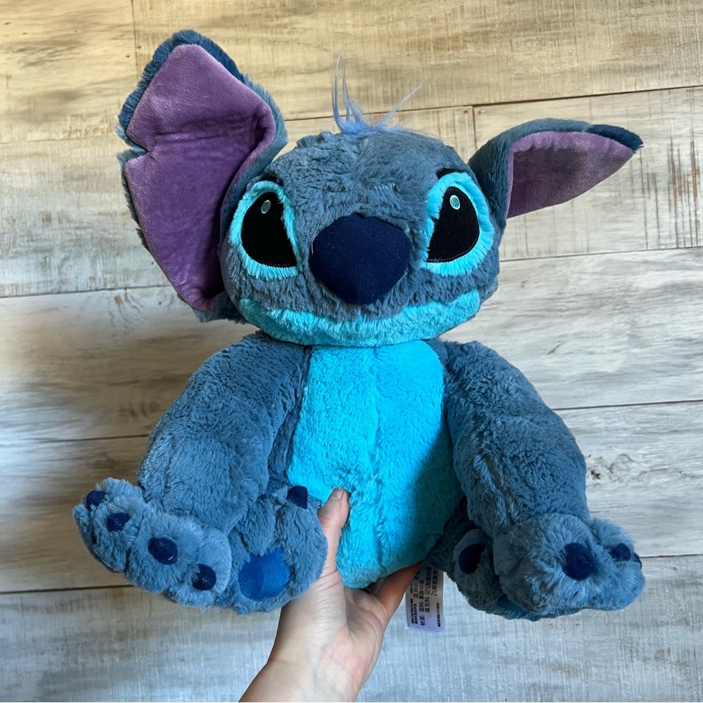 Disney Large Blue Stitch Stuffed Animal